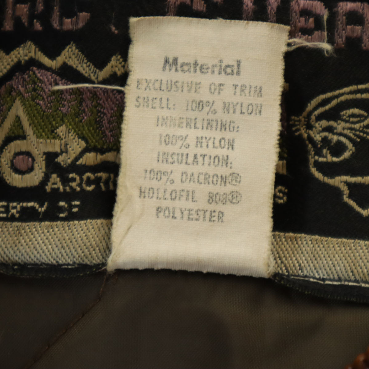 ARCTICWEAR 80s ヴィンテージ 中綿ジャケット XL ブラウン メンズ