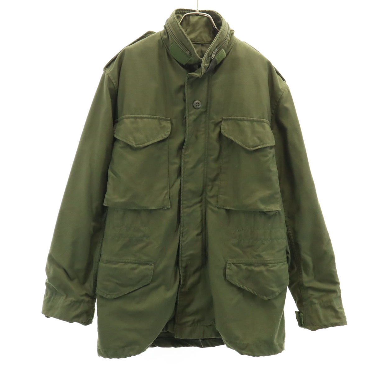 US ARMY アメリカ軍 80s ヴィンテージ DLA M-65 ミリタリージャケット XS カーキ メンズ