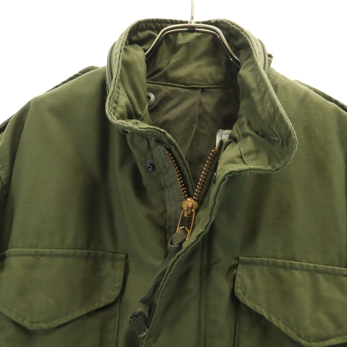 US ARMY アメリカ軍 80s ヴィンテージ DLA M-65 ミリタリージャケット XS カーキ メンズ