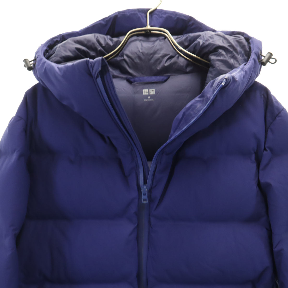 UNIQLO ユニクロ シームレス ダウンジャケット M パープル メンズ