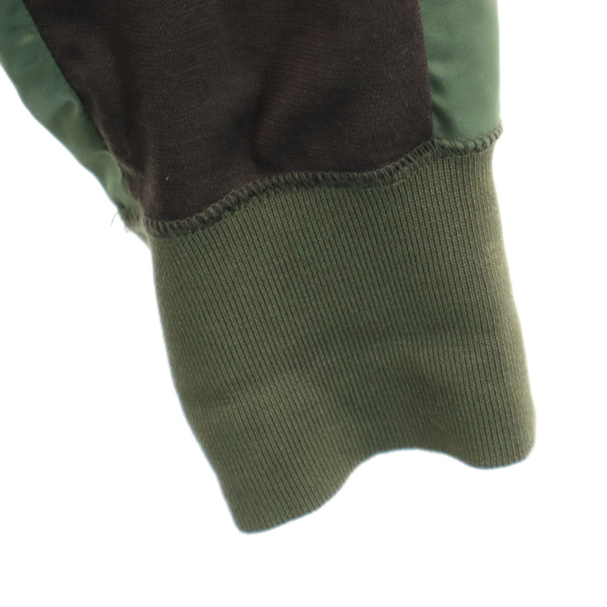 美品 TOGA VIRILIS トーガ ビリリース ドッキング ブルゾン 48 カーキ ジャケット フェイクファー メンズ