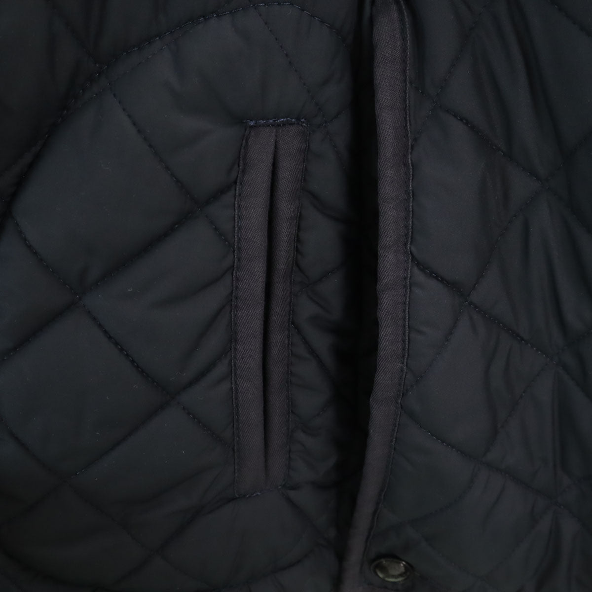 Mackintosh マッキントッシュ スコットランド製 キルティング ポンチョ 36 ネイビー 中綿 裏ファー レディース