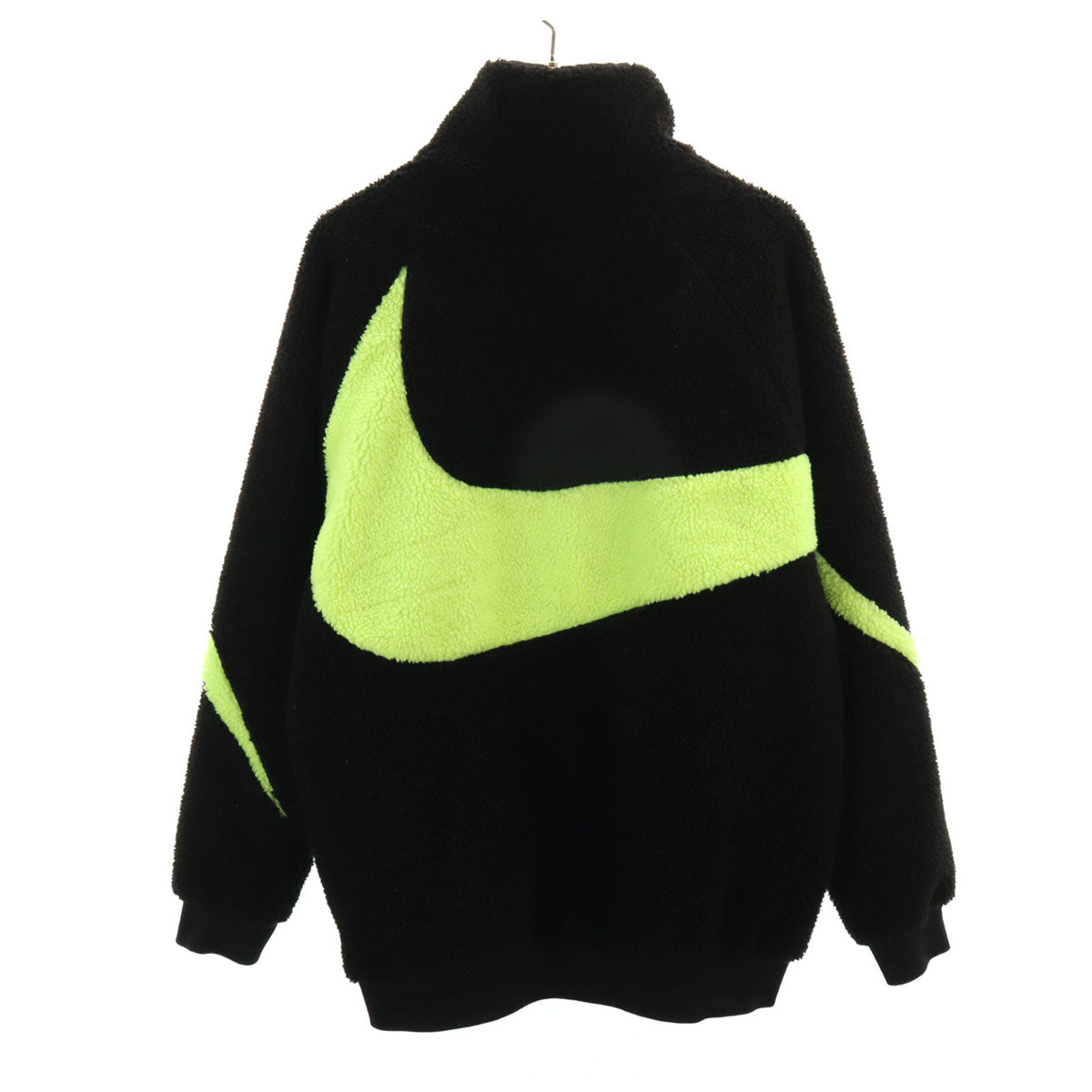 NIKE ナイキ ビッグスウッシュ リバーシブル ボアジャケット L ブラック メンズ