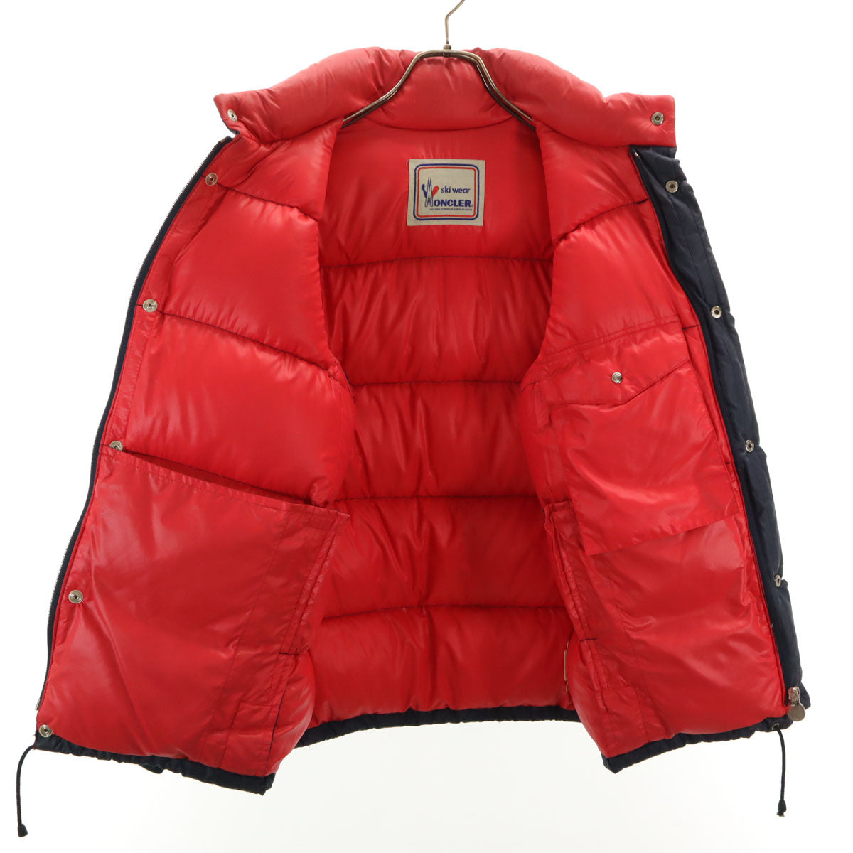 MONCLER モンクレール 80s ヴィンテージ アシックス ダウンジャケット ネイビー メンズ