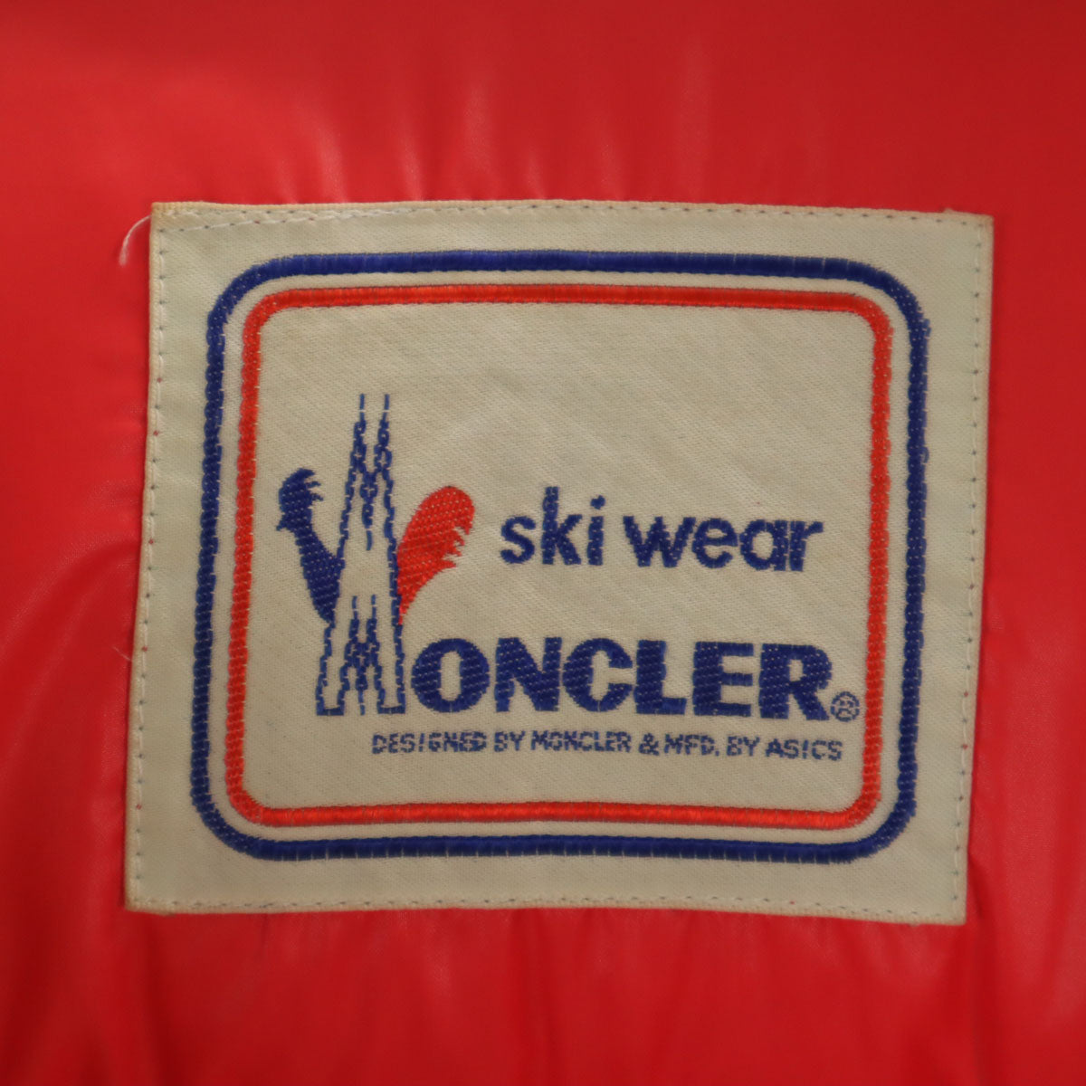 MONCLER モンクレール 80s ヴィンテージ アシックス ダウンジャケット ネイビー メンズ