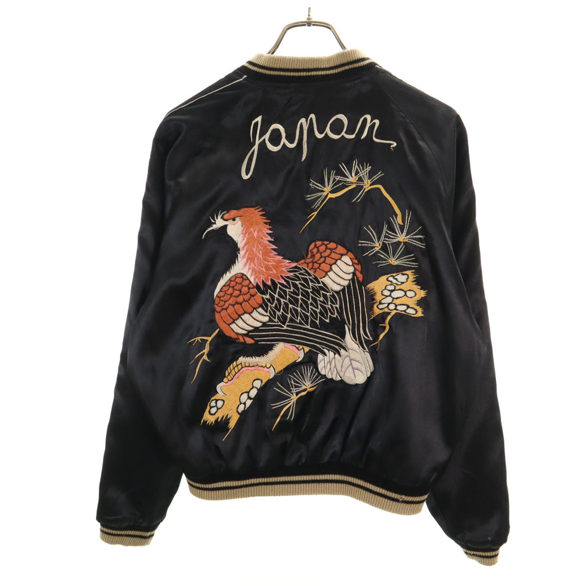 東洋エンタープライズ テーラー東洋 鷲 17TH爆撃航空隊刺繍 リバーシブル スカジャン M ブラック TT10930 メンズ