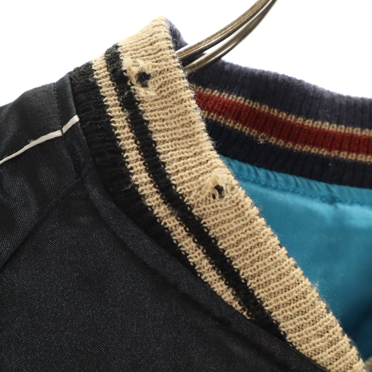 東洋エンタープライズ テーラー東洋 鷲 17TH爆撃航空隊刺繍 リバーシブル スカジャン M ブラック TT10930 メンズ