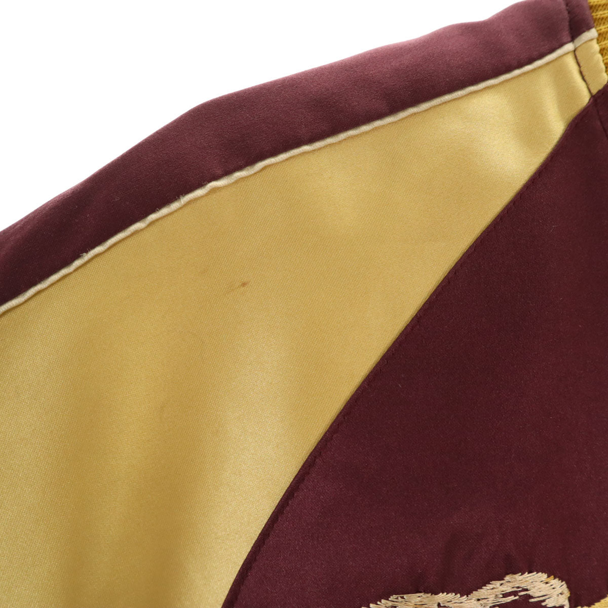 東洋エンタープライズ テーラー東洋 M品番 龍 USS 刺繍 リバーシブル スカジャン M ボルドー M18280 メンズ