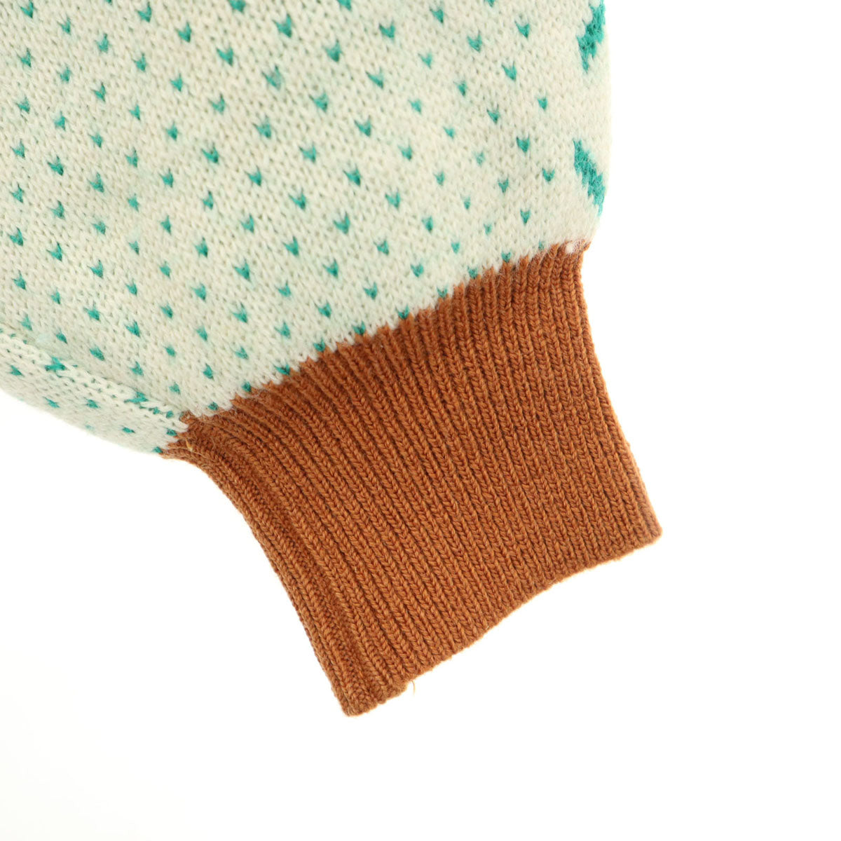 Christian Dior SPORTS クリスチャンディオールスポーツ 90s オールド 総柄 長袖 セーター M アイボリー ニット レディース