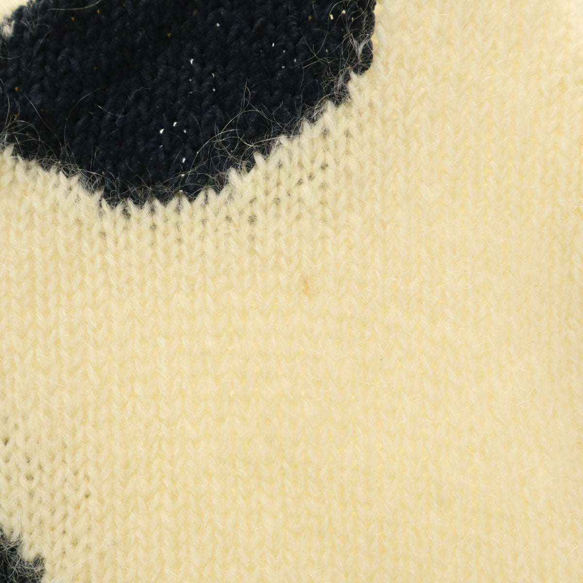 GIVENCHY ジバンシィ 90s オールド ドット柄 長袖 セーター M アイボリー ニット 水玉 レディース