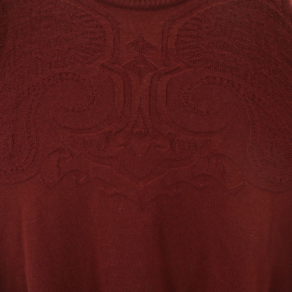 Christian Dior MONSIEUR クリスチャンディオール ムッシュ 90s オールド 長袖 セーター L ボルドー ニット メンズ