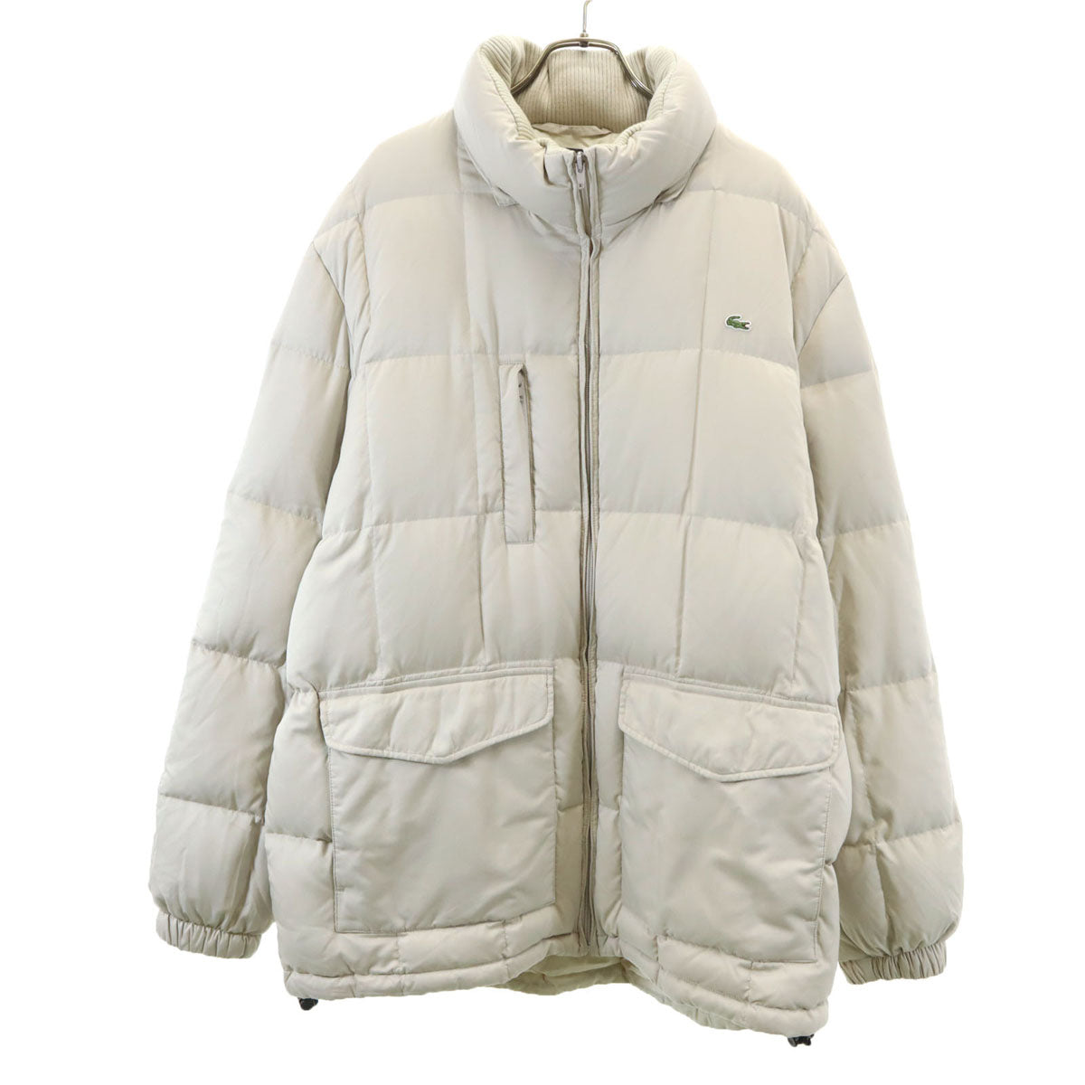 LACOSTE ラコステ ダウンコート 54/5 グレージュ メンズ