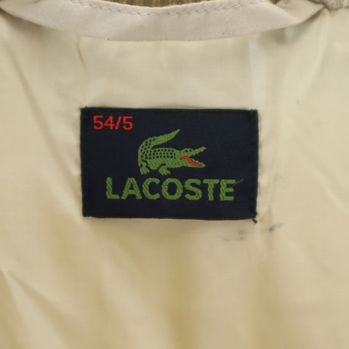 LACOSTE ラコステ ダウンコート 54/5 グレージュ メンズ