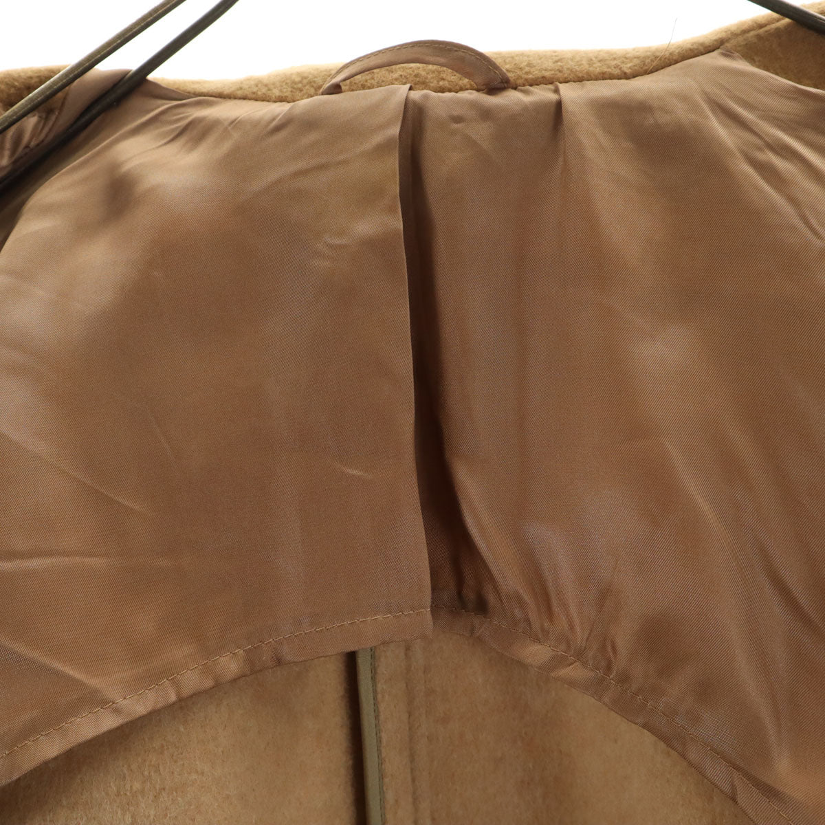 suadeo スアデオ 日本製 ウールブレンド ピーコート 36 キャメル レディース