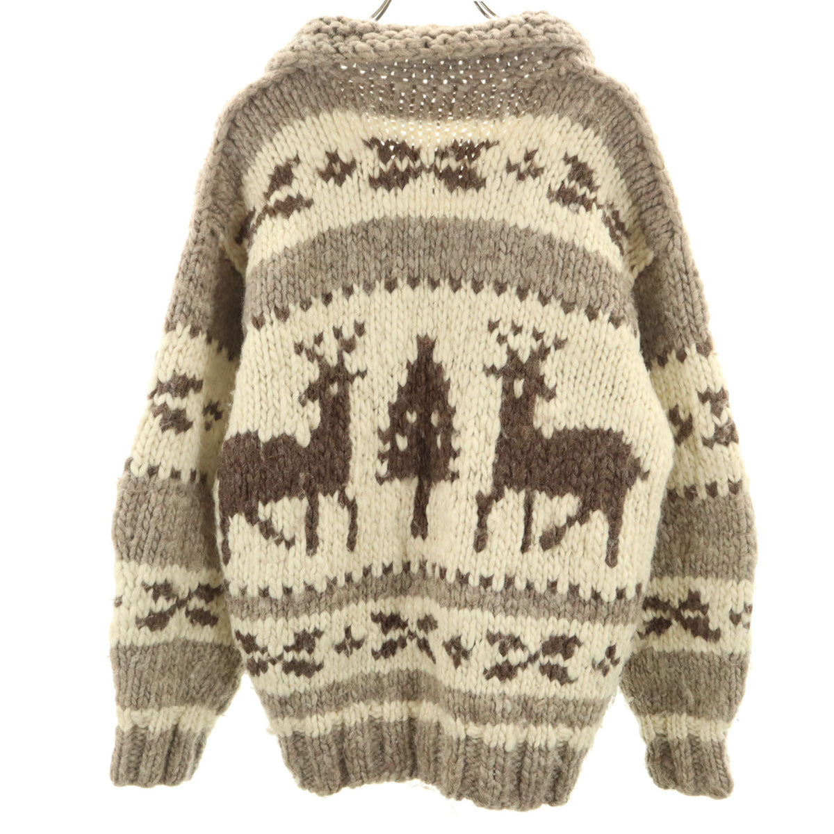 カウチンジャケット グレー系 トナカイ メンズ