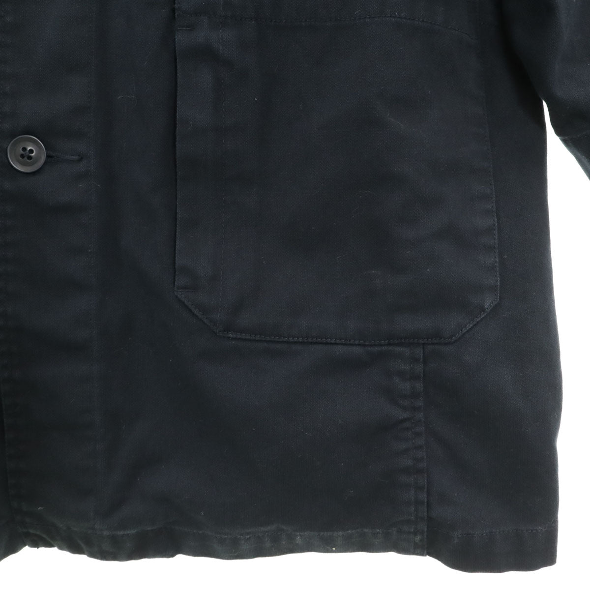 nano universe the first floor ナノユニバース ザファーストフロア チェスターコート L 濃紺 メンズ