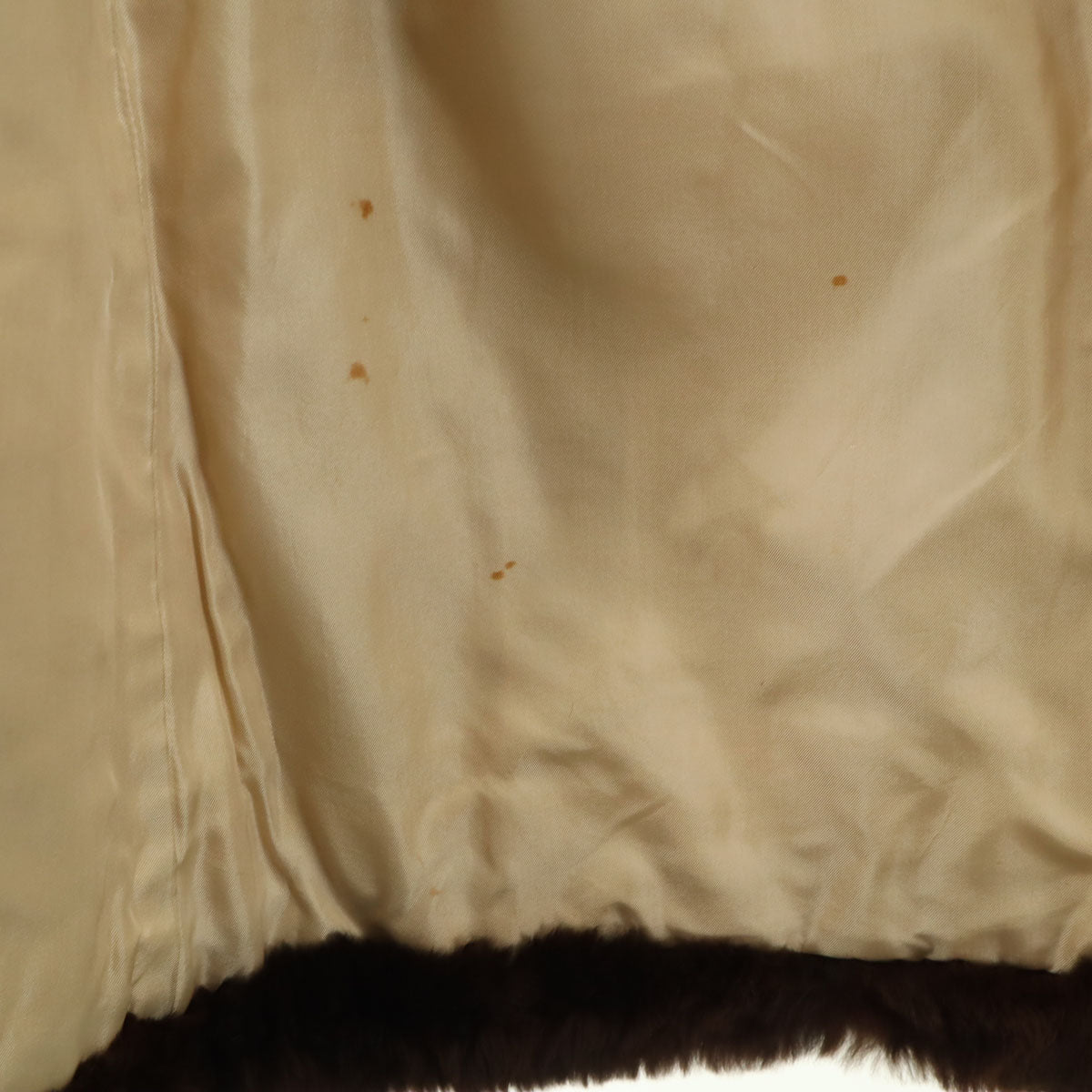 毛皮コート ブラウン レディース