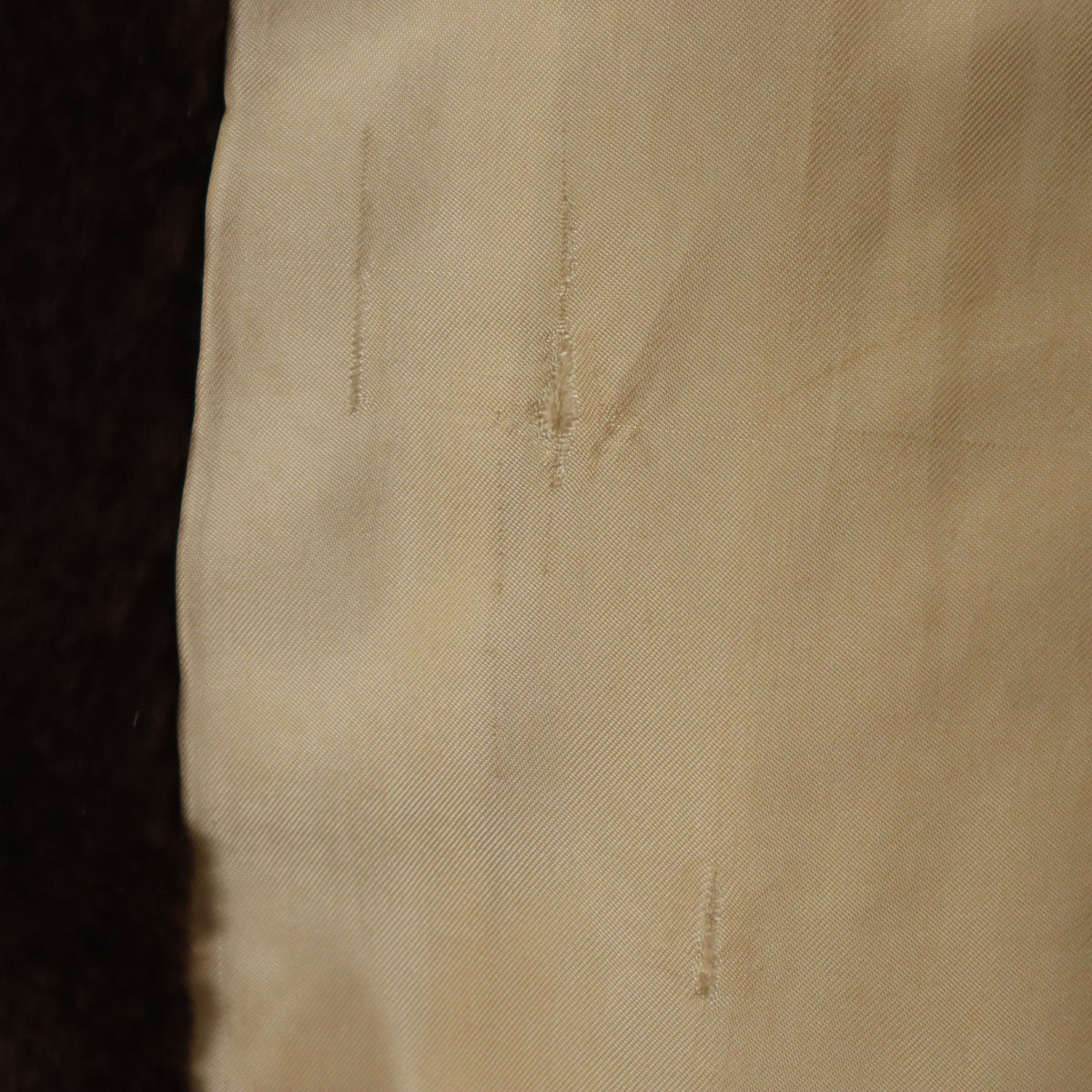 毛皮コート ブラウン レディース