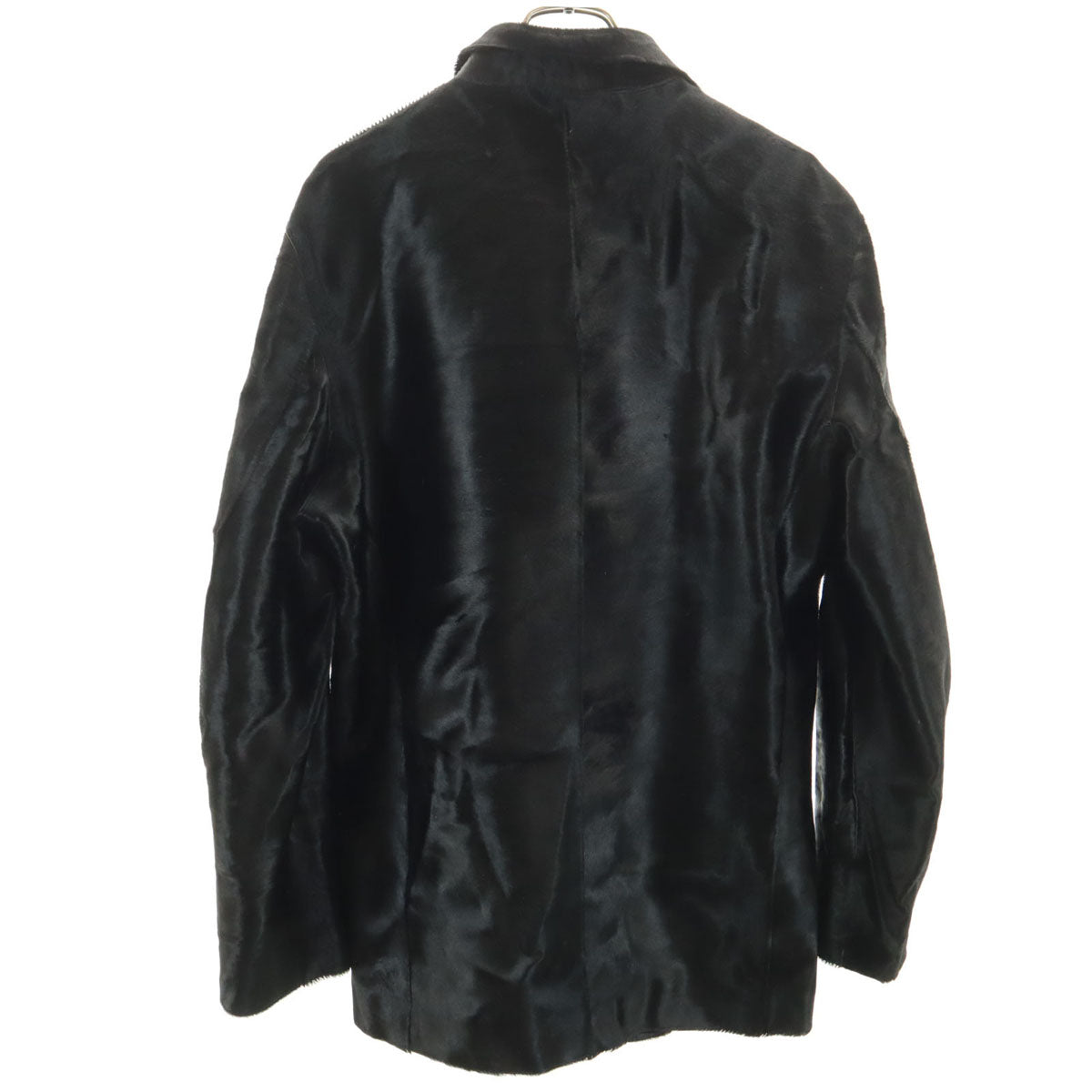 HIROKI ヒロキ 毛皮コート 50 ブラック メンズ