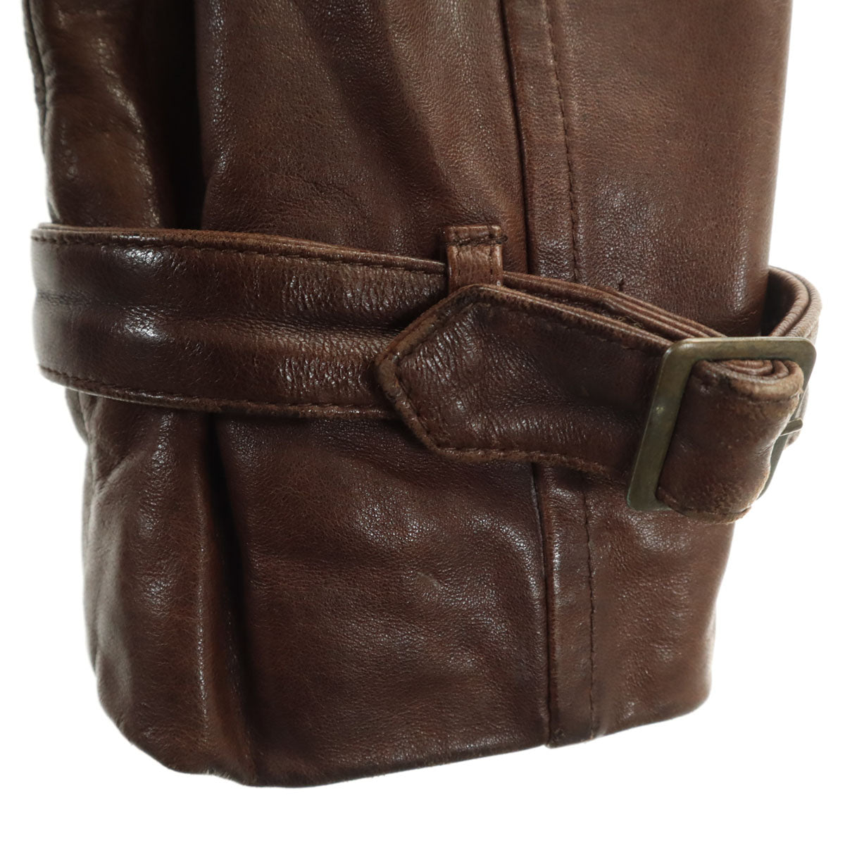 WIND ARMOR ウィンドアーマー レザージャケット L ブラウン メンズ