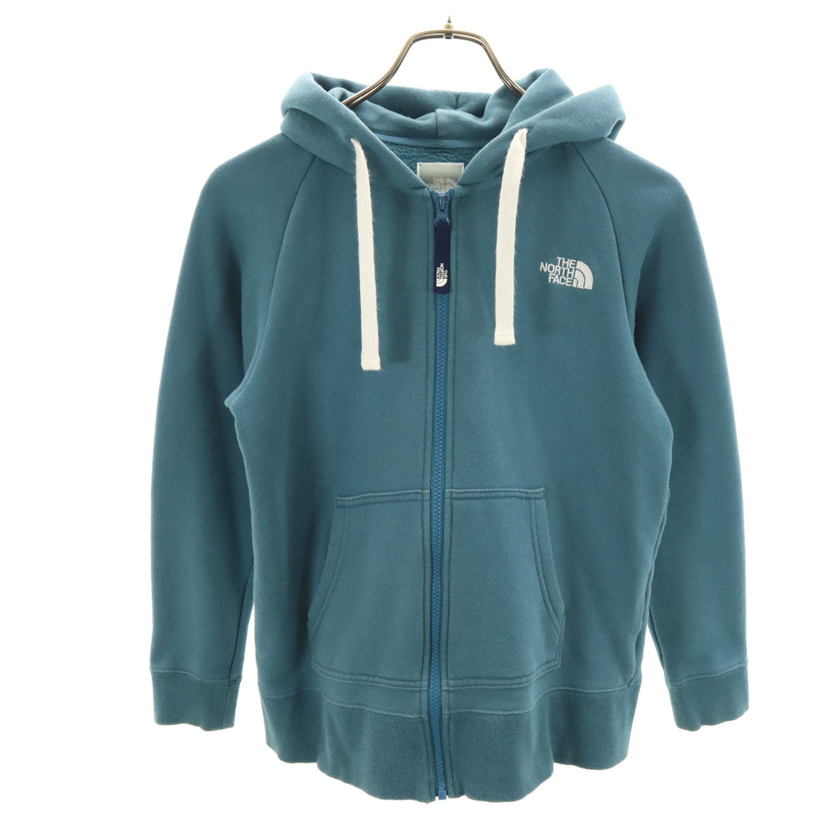 THE NORTH FACE ノースフェイス 長袖 リアビュー スウェット ジップパーカー M ブルーグレー NTW61955 アウトドア レディース