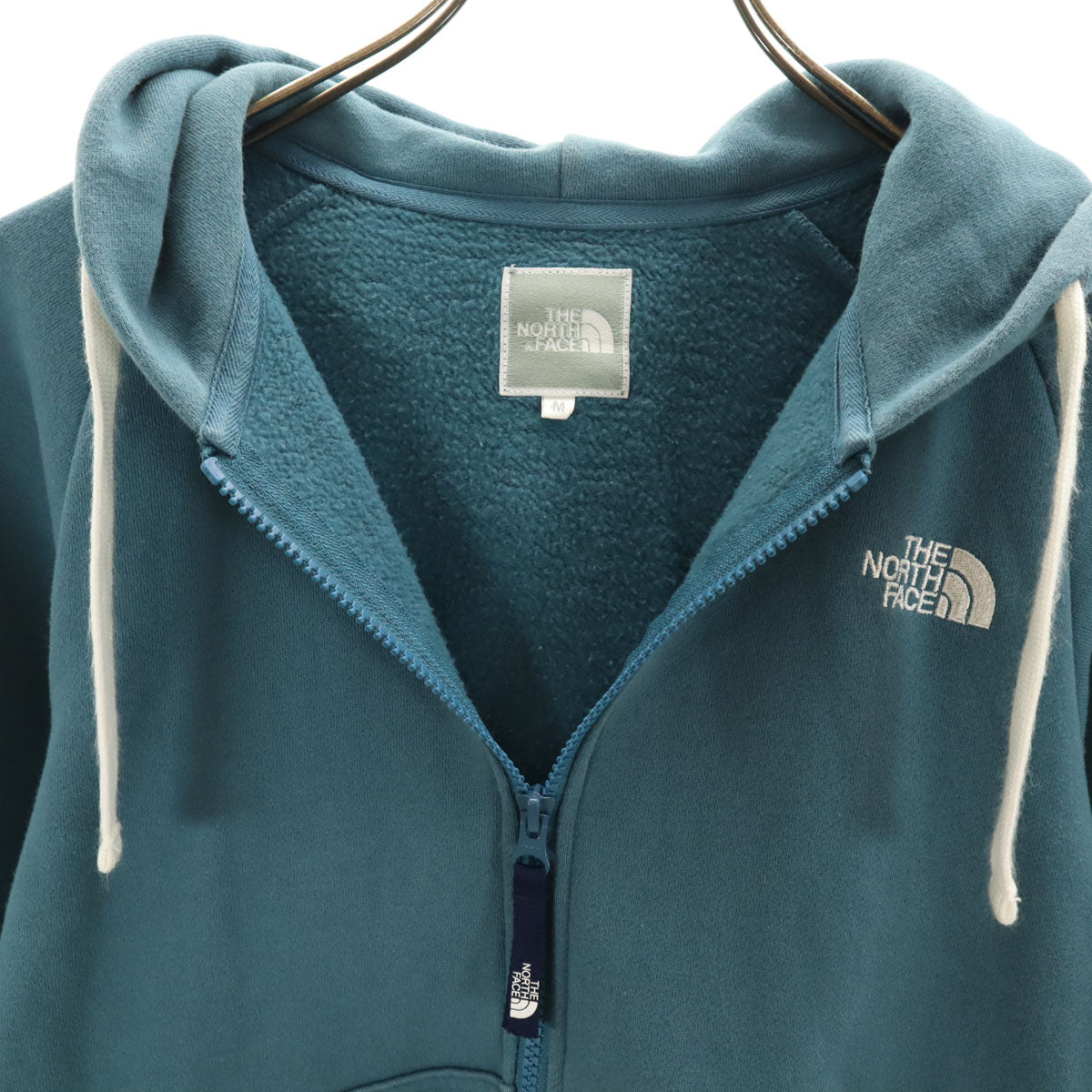 THE NORTH FACE ノースフェイス 長袖 リアビュー スウェット ジップパーカー M ブルーグレー NTW61955 アウトドア レディース