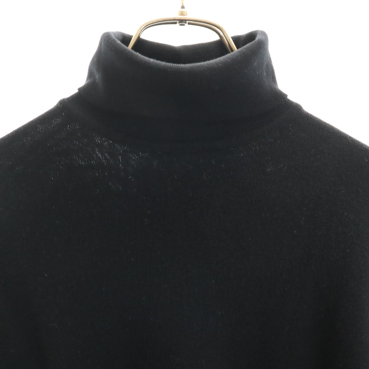 JOHN SMEDLEY ジョンスメドレー 80s イングランド製 オールド 長袖 タートルネック ニット 40 ブラック セーター メンズ