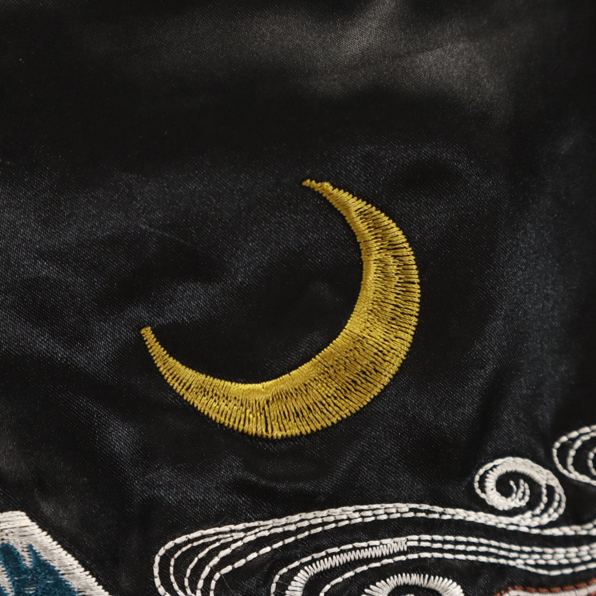 光玄 バック 龍刺繍 スカジャン M ブラック 中綿 和柄 メンズ