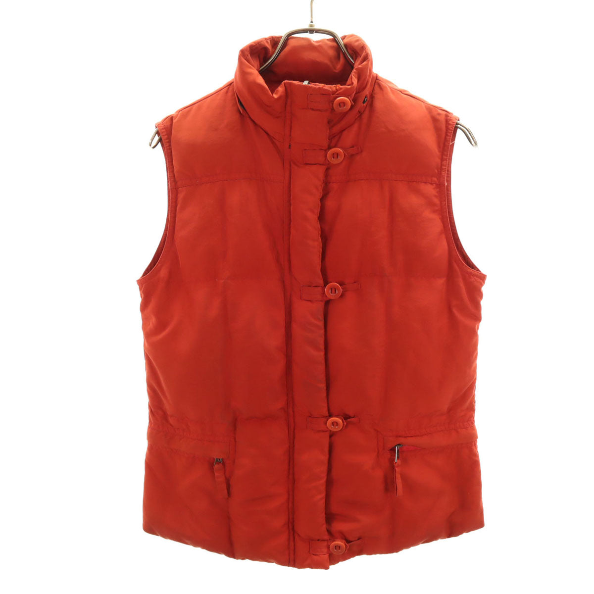 MaxMara WEEKEND LINE マックスマーラ ウィークエンドライン リバーシブル ダウンベスト 40 朱色系 レディース