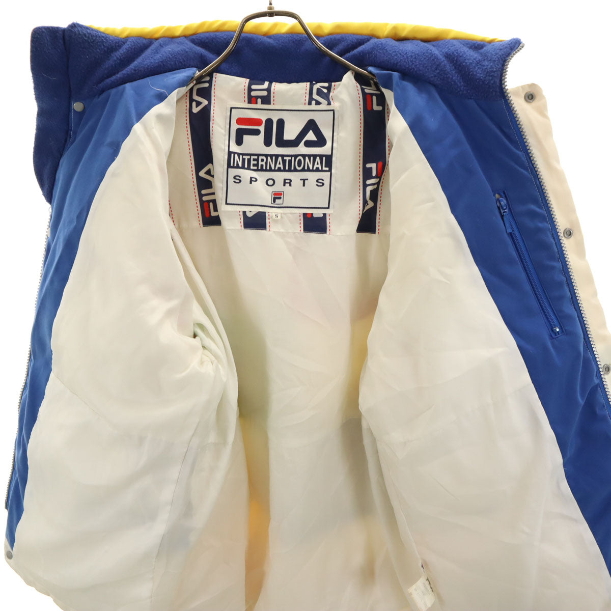 FILA SPORTS フィラ スポーツ ダウンジャケット S ブルー メンズ