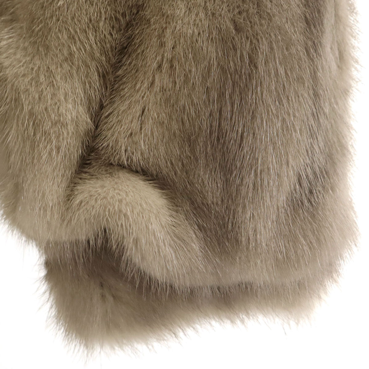 毛皮コート 11 グレージュ レディース