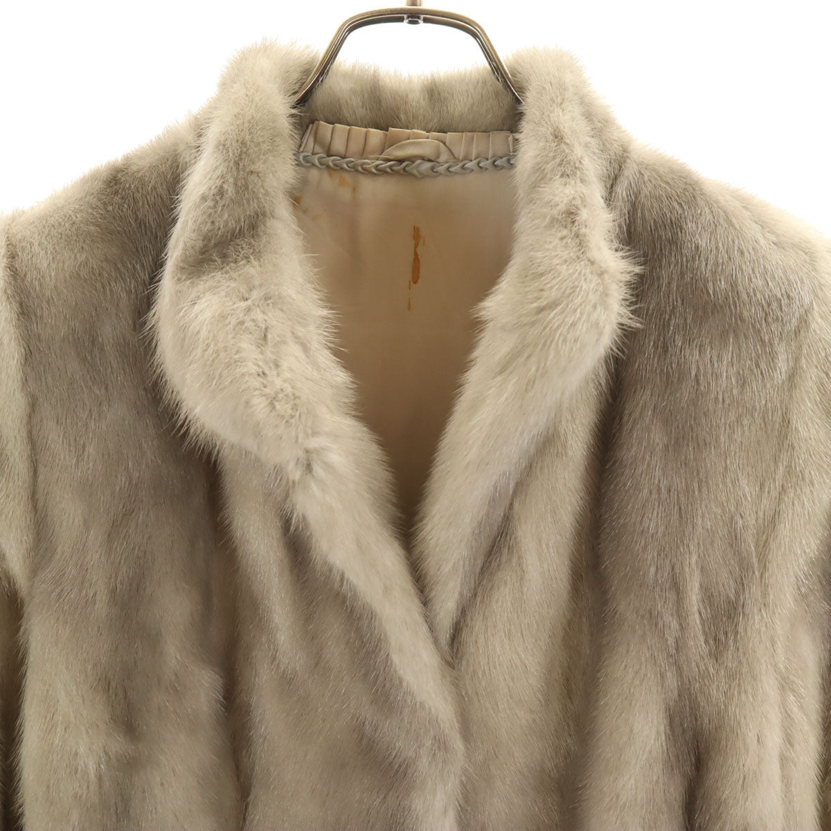 毛皮コート 11 グレージュ レディース