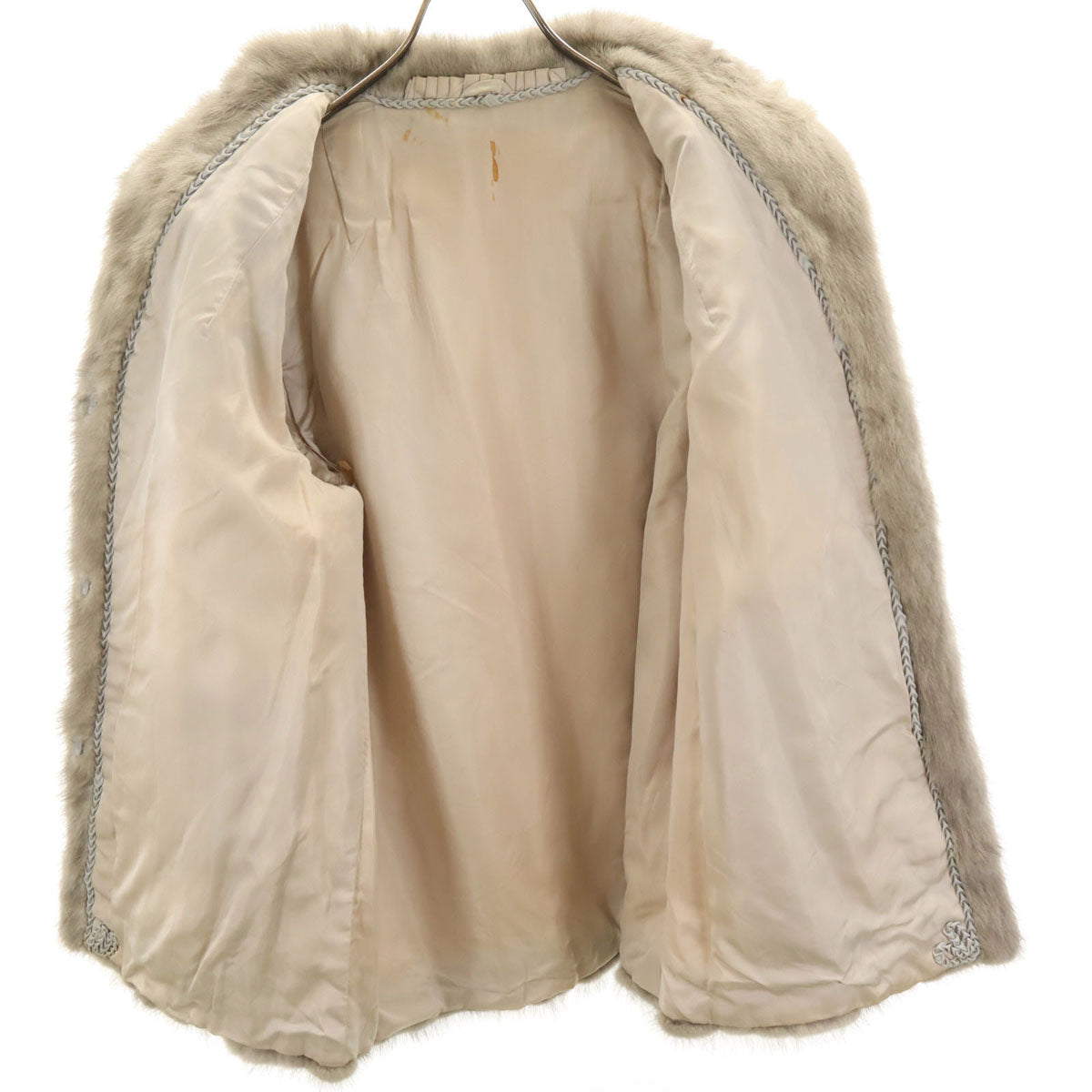 毛皮コート 11 グレージュ レディース