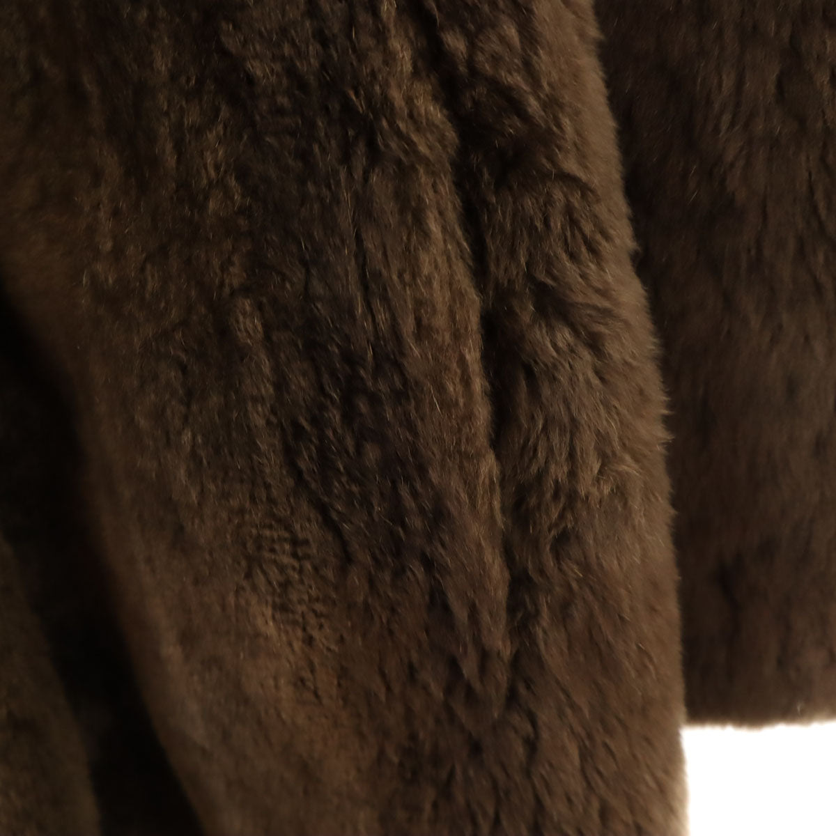 美品 Moon Bat Fur ムーンバットファー 毛皮コート 9 ブラウン レディース