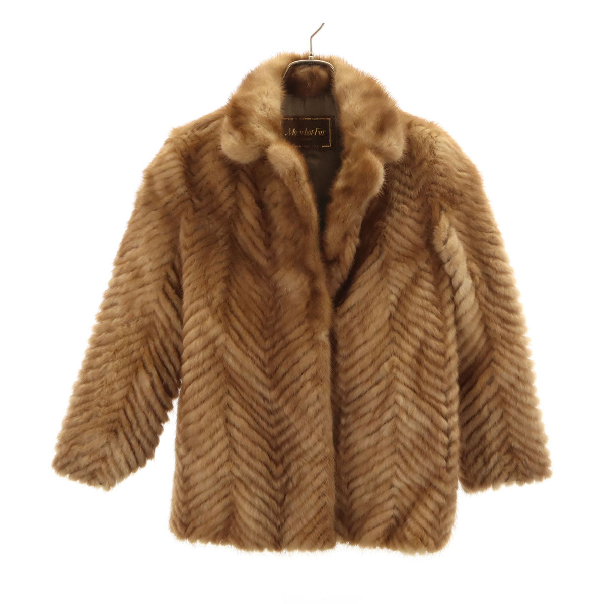 Moon Bat Fur ムーンバットファー 毛皮コート 11 キャメル レディース