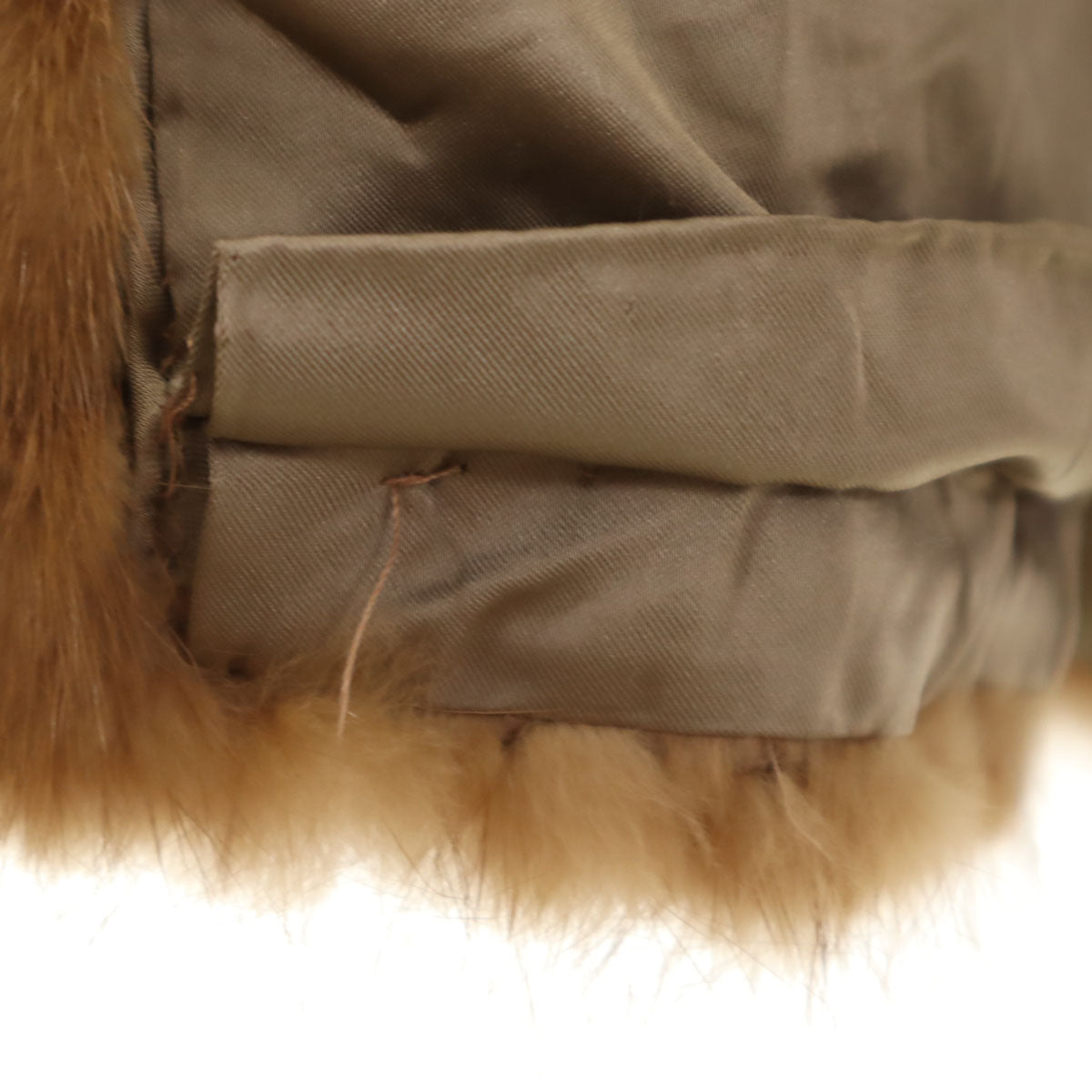 Moon Bat Fur ムーンバットファー 毛皮コート 11 キャメル レディース