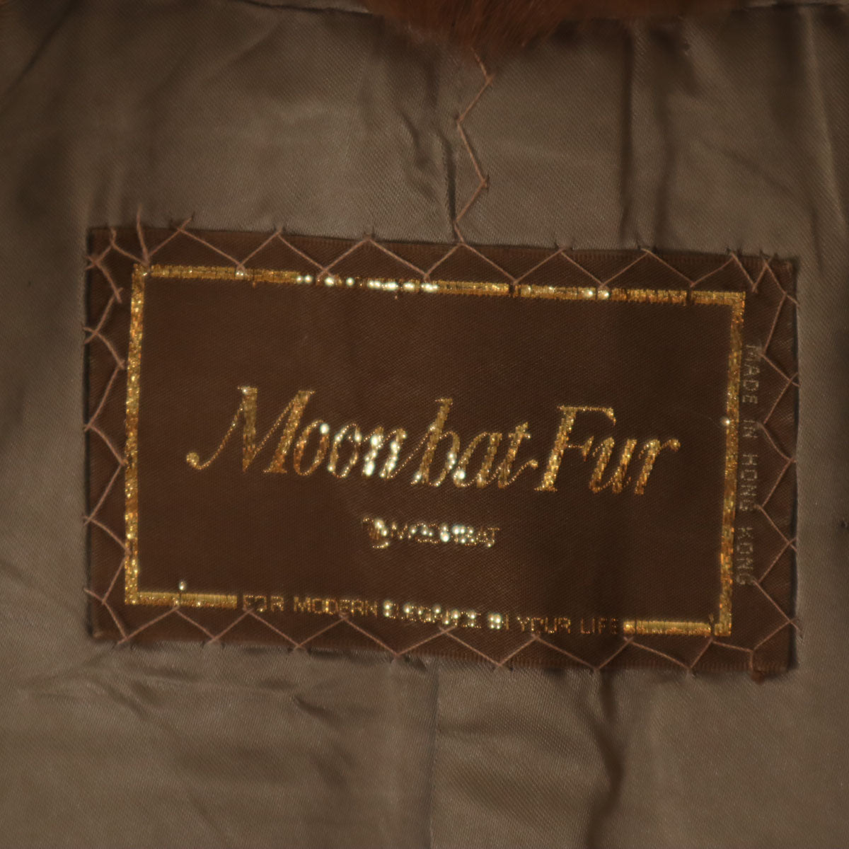 Moon Bat Fur ムーンバットファー 毛皮コート 11 キャメル レディース