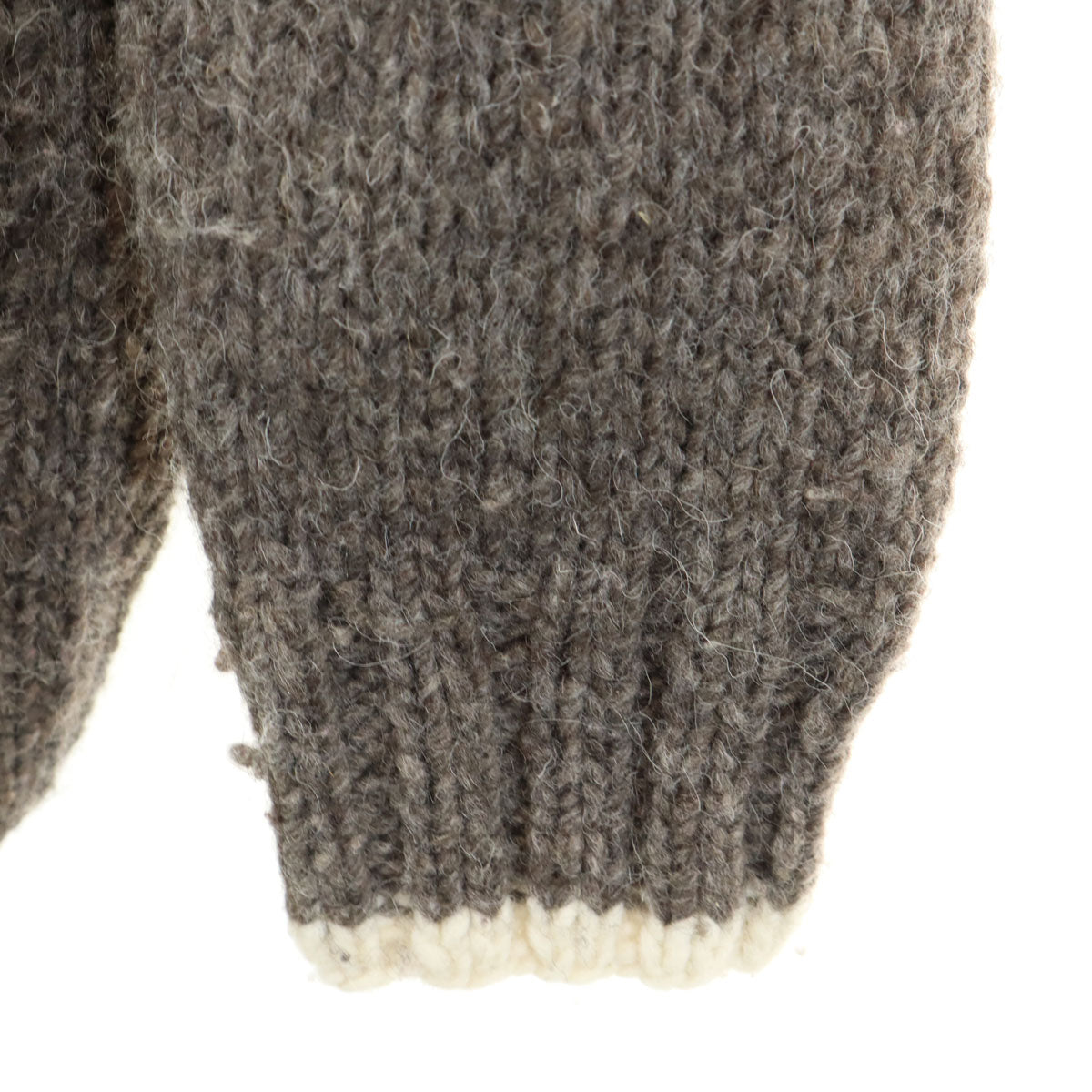 GAIJIN MADE ガイジンメイド ニットジャケット 2 アッシュブラウン カウチン メンズ