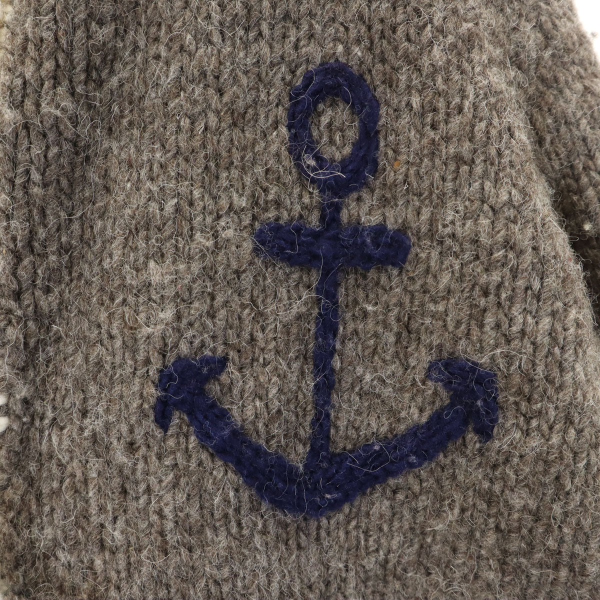 GAIJIN MADE ガイジンメイド ニットジャケット 2 アッシュブラウン カウチン メンズ