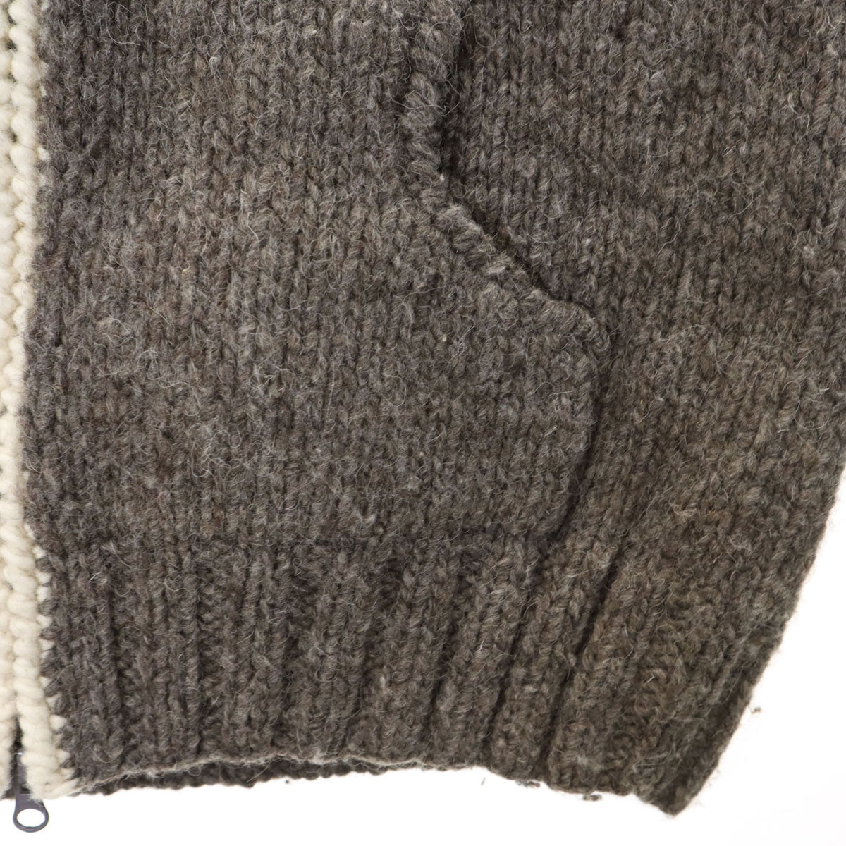 GAIJIN MADE ガイジンメイド ニットジャケット 2 アッシュブラウン カウチン メンズ