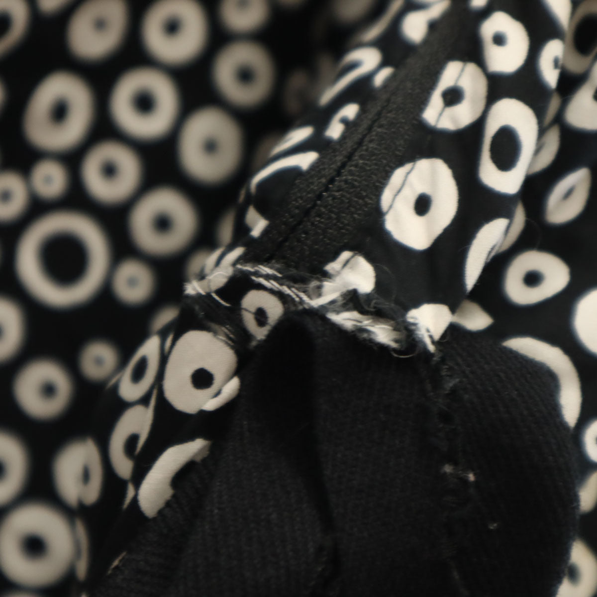 MONCLER モンクレール 10 CORSO COMO ディエチ コルソコモ コラボ イタリア製 サークル柄 2WAY ダウンジャケット ブラック バッグ付き レディース