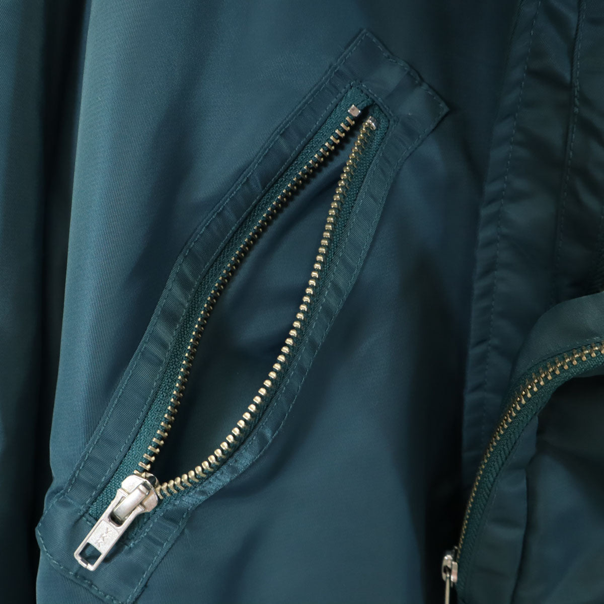 未使用 PHINGERIN フィンガリン 24AW エレベーションシリーズ フーデッド ボンバー ジャケット XL 青緑系 中綿 メンズ