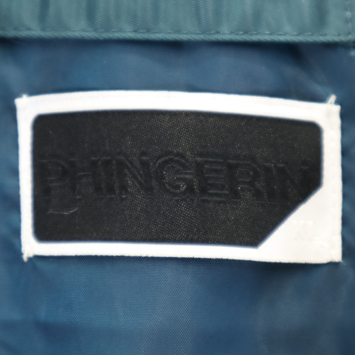 未使用 PHINGERIN フィンガリン 24AW エレベーションシリーズ フーデッド ボンバー ジャケット XL 青緑系 中綿 メンズ