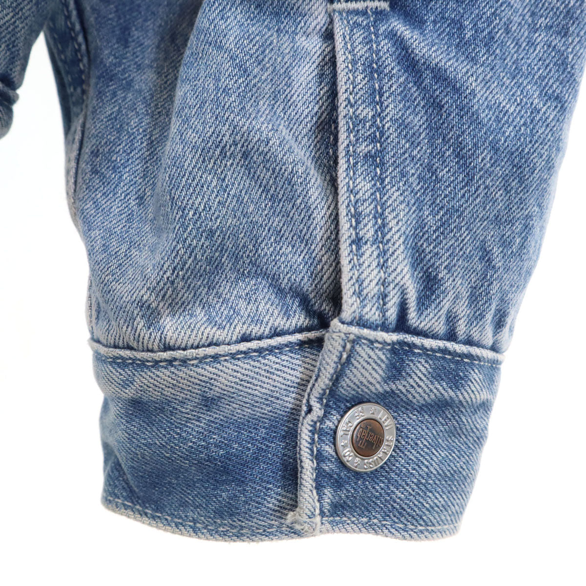 Levi's リーバイス シルバータブ 裏ボア デニムジャケット M ブルー ジージャン トラッカー メンズ
