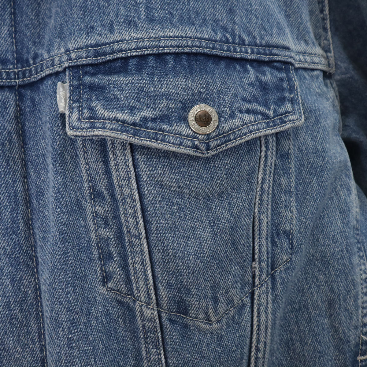 Levi's リーバイス シルバータブ 裏ボア デニムジャケット M ブルー ジージャン トラッカー メンズ