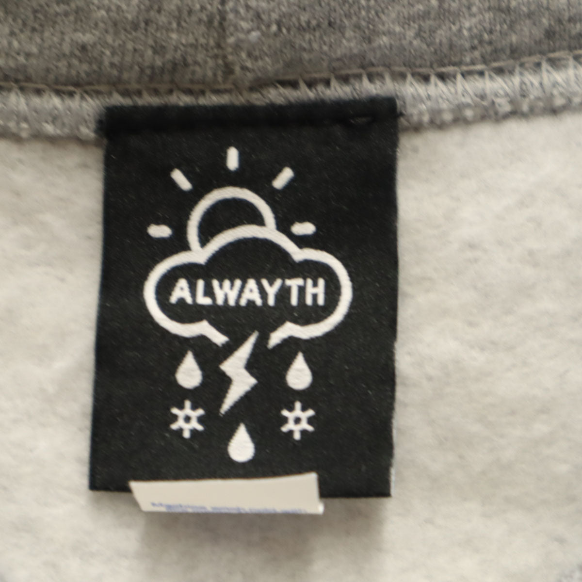 ALWAYTH オルウェイズ 長袖 スウェットパーカー 上下 セットアップ XL グレー メンズ