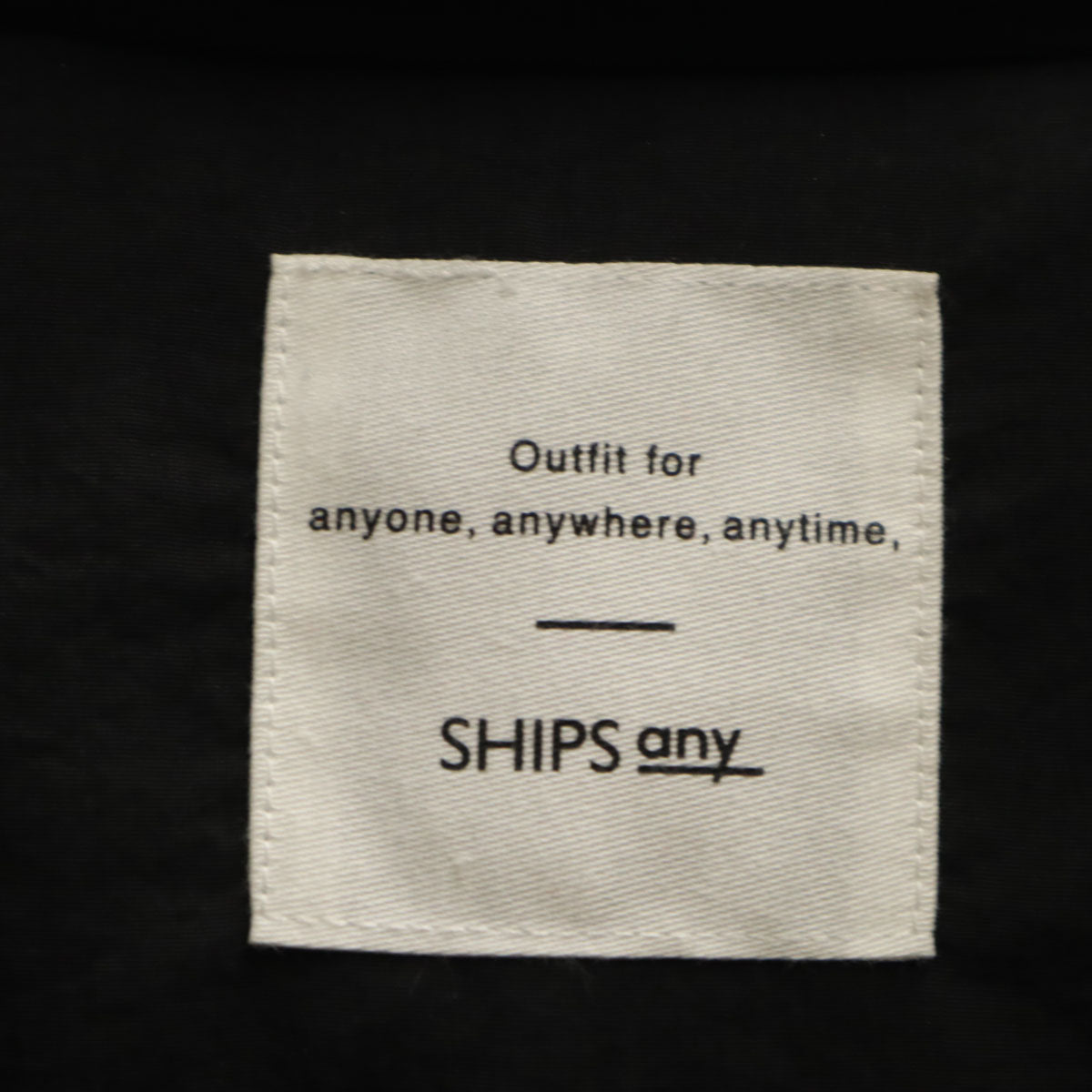 未使用 SHIPS any シップスエニィ 中綿ジャケット F ブラック レディース