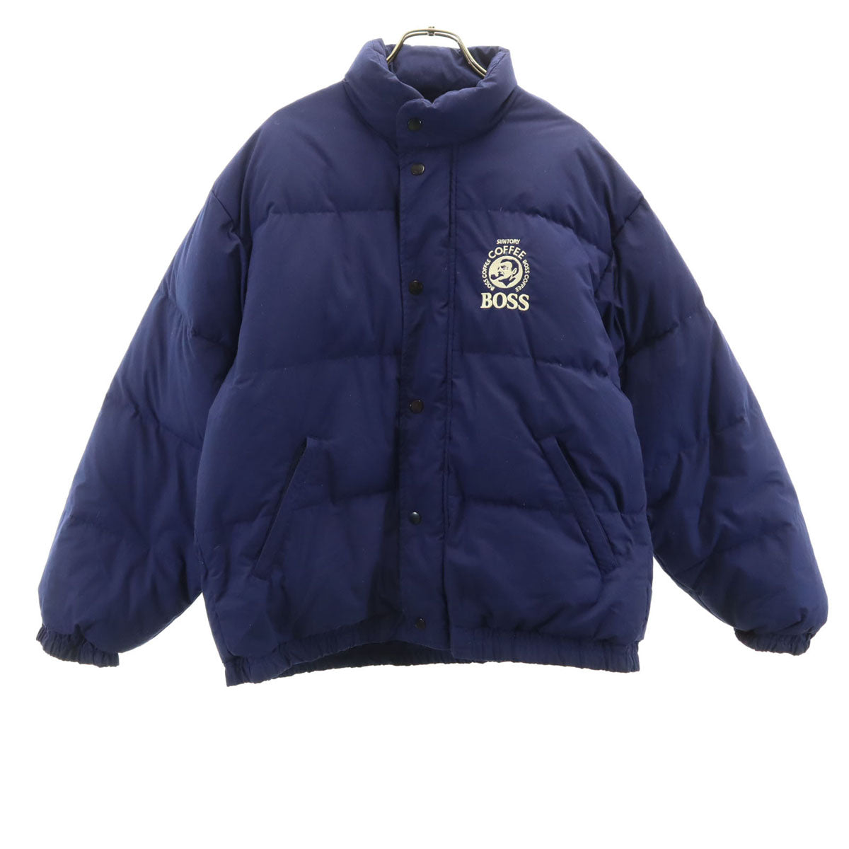BOSS ボス ダウンジャケット ネイビー メンズ