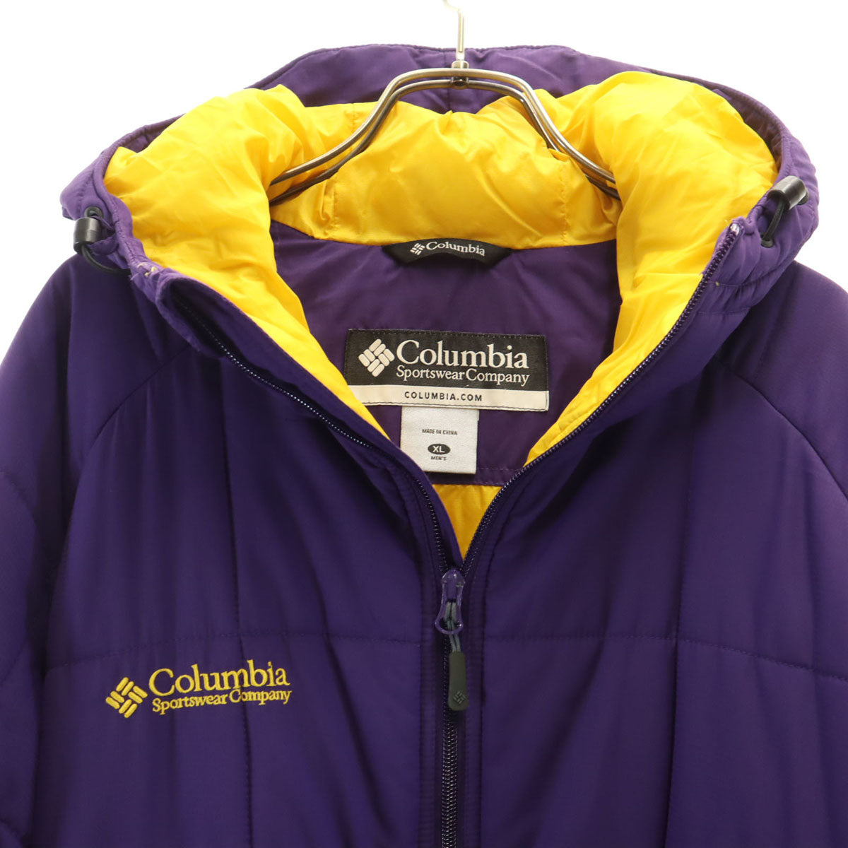 Columbia コロンビア 中綿ジャケット XL パープル系 アウトドア メンズ