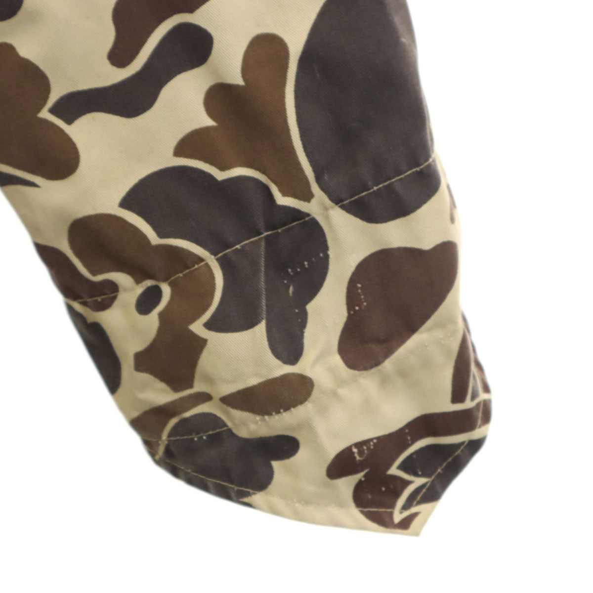 DUCK BAY 80s 90s 韓国製 オールド 総柄 ライナー付き ハンティングジャケット M ブラウン系 メンズ